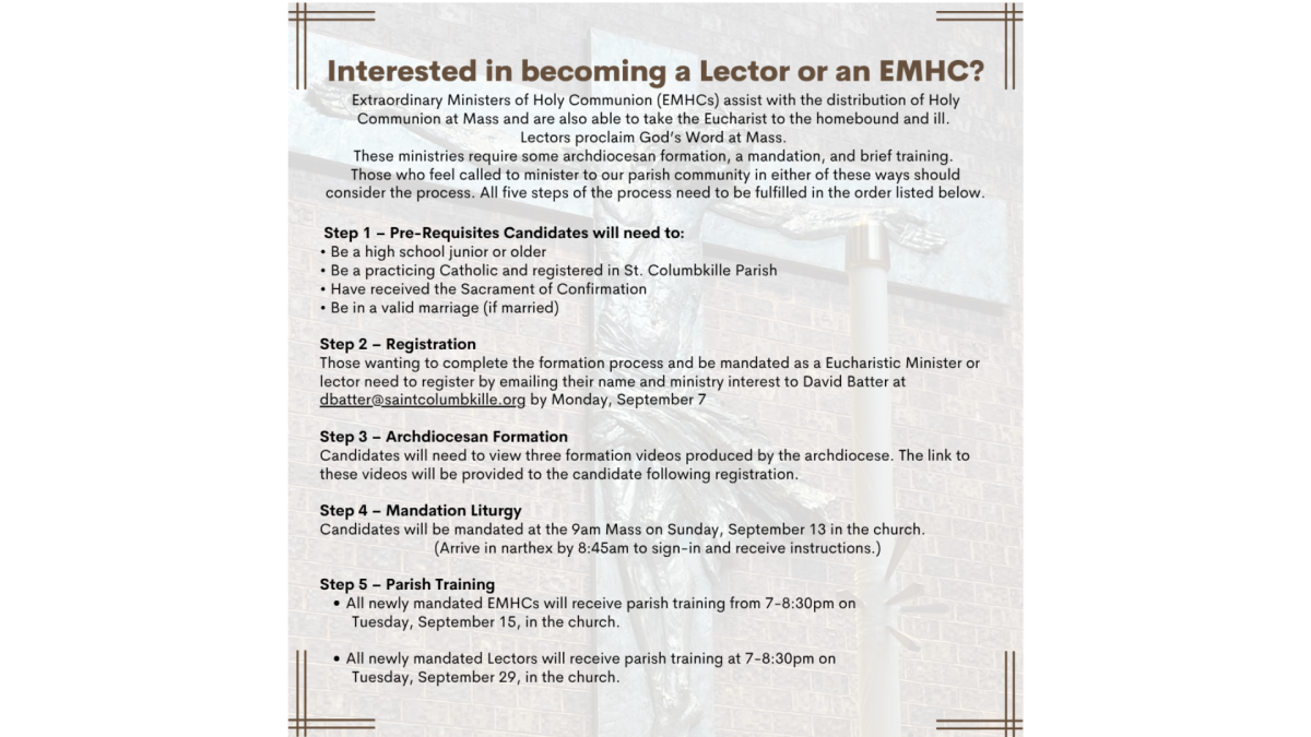 Lector and EMHC Training
