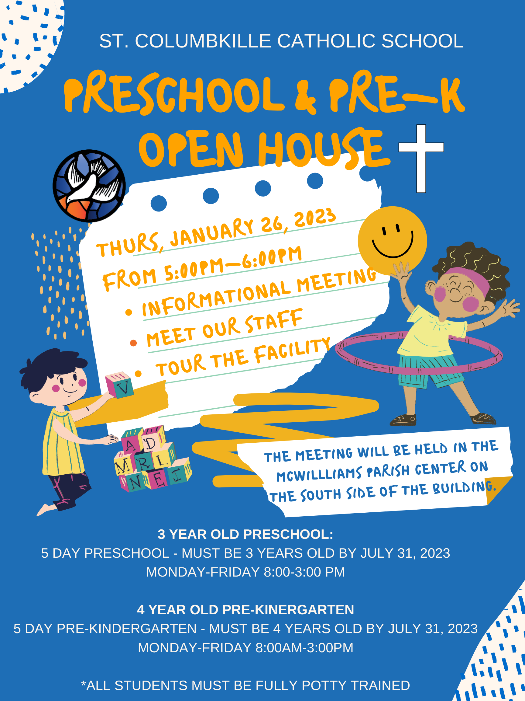 Preschool &amp; Pre-K Open House &amp; Registration
